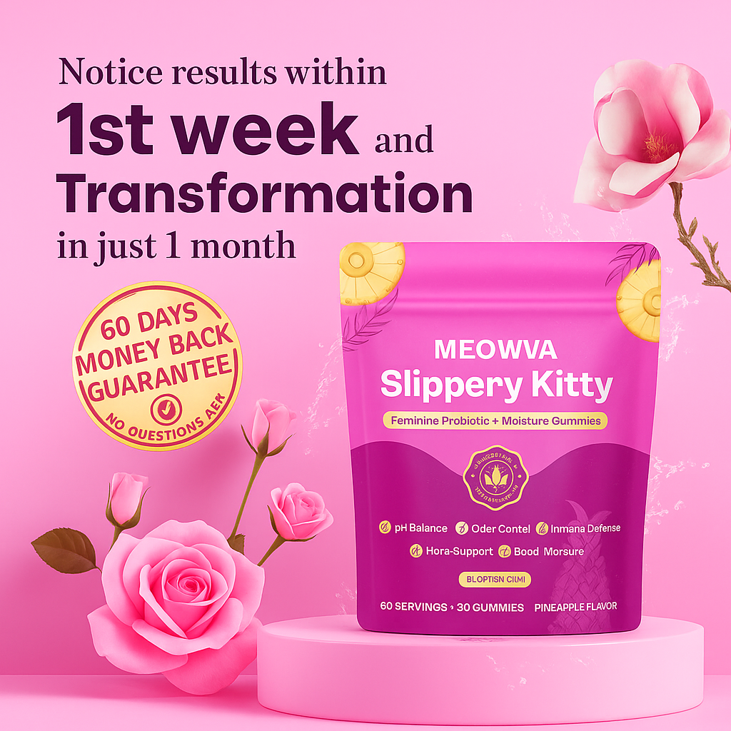 Meowva Feminine Probiotic + Moisture Gummies
