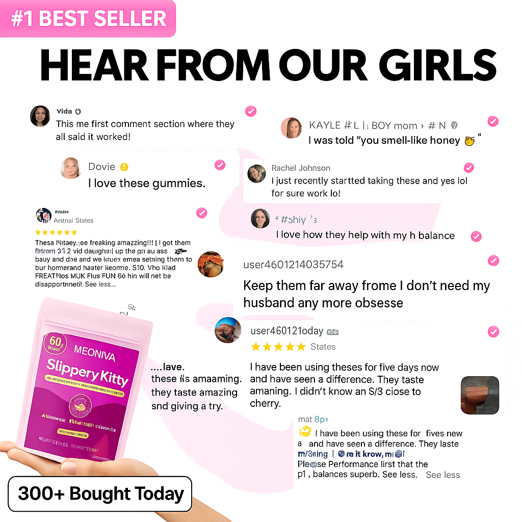 Meowva Feminine Probiotic + Moisture Gummies